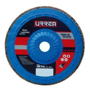 Disco laminado tipo 27 grano 40 con respaldo plástico, 4-1/2" Urrea
