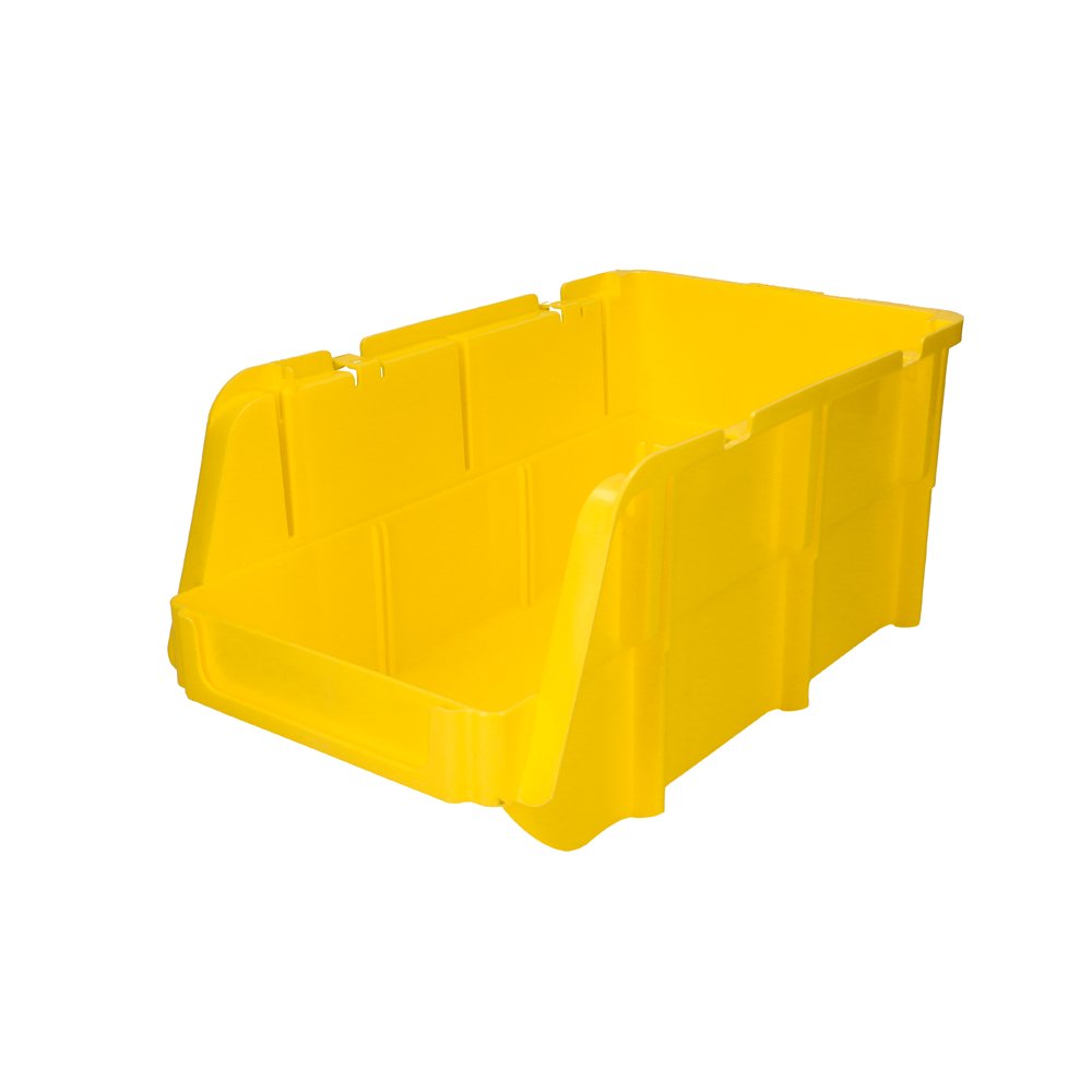 3 Pza Gaveta plástica pico de pato color amarillo 17" x 16" x 7" Surtek