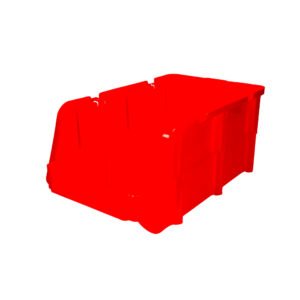 Gaveta plástica pico de pato color rojo 11" x 6" x 5" Surtek