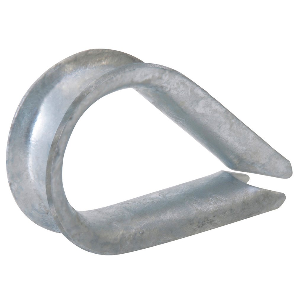 12 Pza Guardacabo para cable de acero 1/2" Surtek