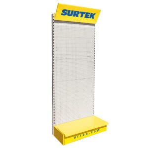 Góndola perimetral panel metálico 220 x 93 x 47 cm Surtek