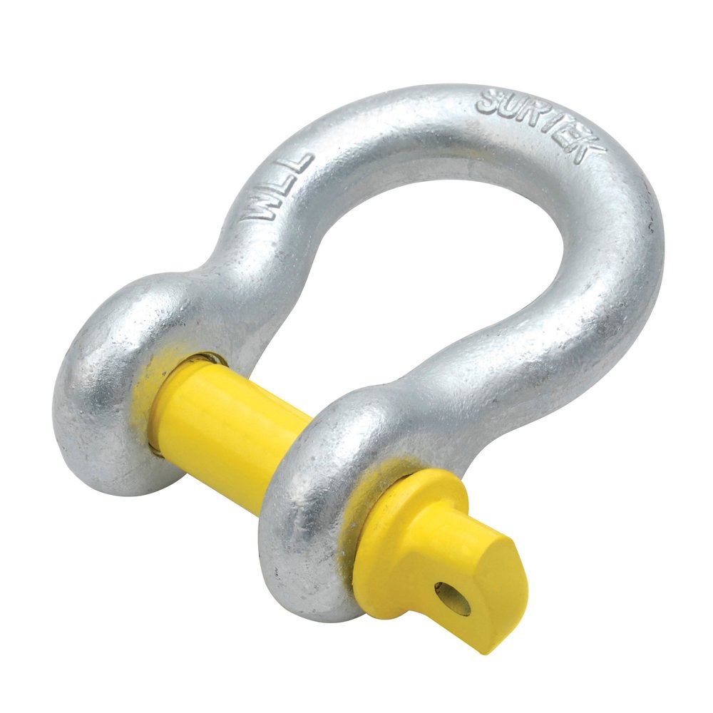 5 Pza Grillete de acero forjado 1/2" Surtek