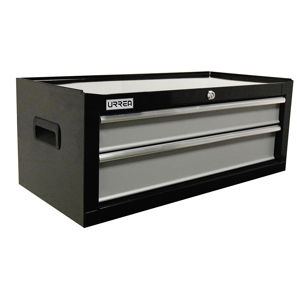 Gabinete intermedio 2 gavetas color negro serie H 27" Urrea