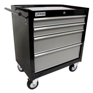 Gabinete móvil 4 gavetas color negro serie H 27" Urrea