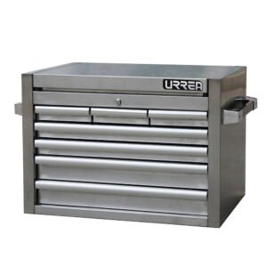 Gabinete acero inoxidable superior 7 gavetas serie H 27" Urrea
