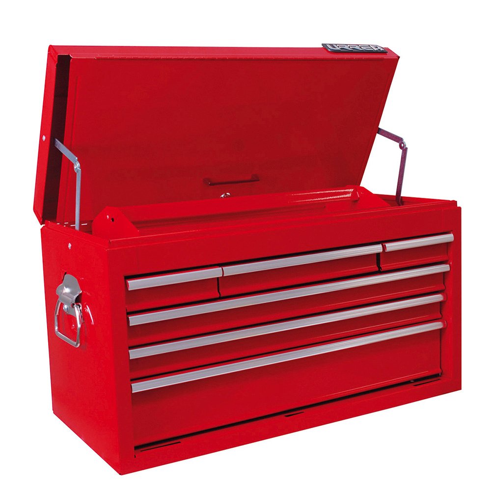 Gabinete superior con 6 gavetas color rojo 27" serie I Urrea