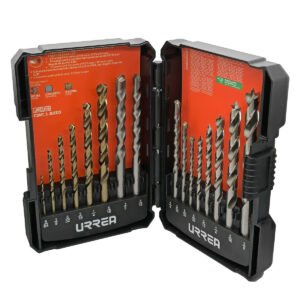 Juego combinado de brocas para metal, concreto y madera, 16 piezas Urrea