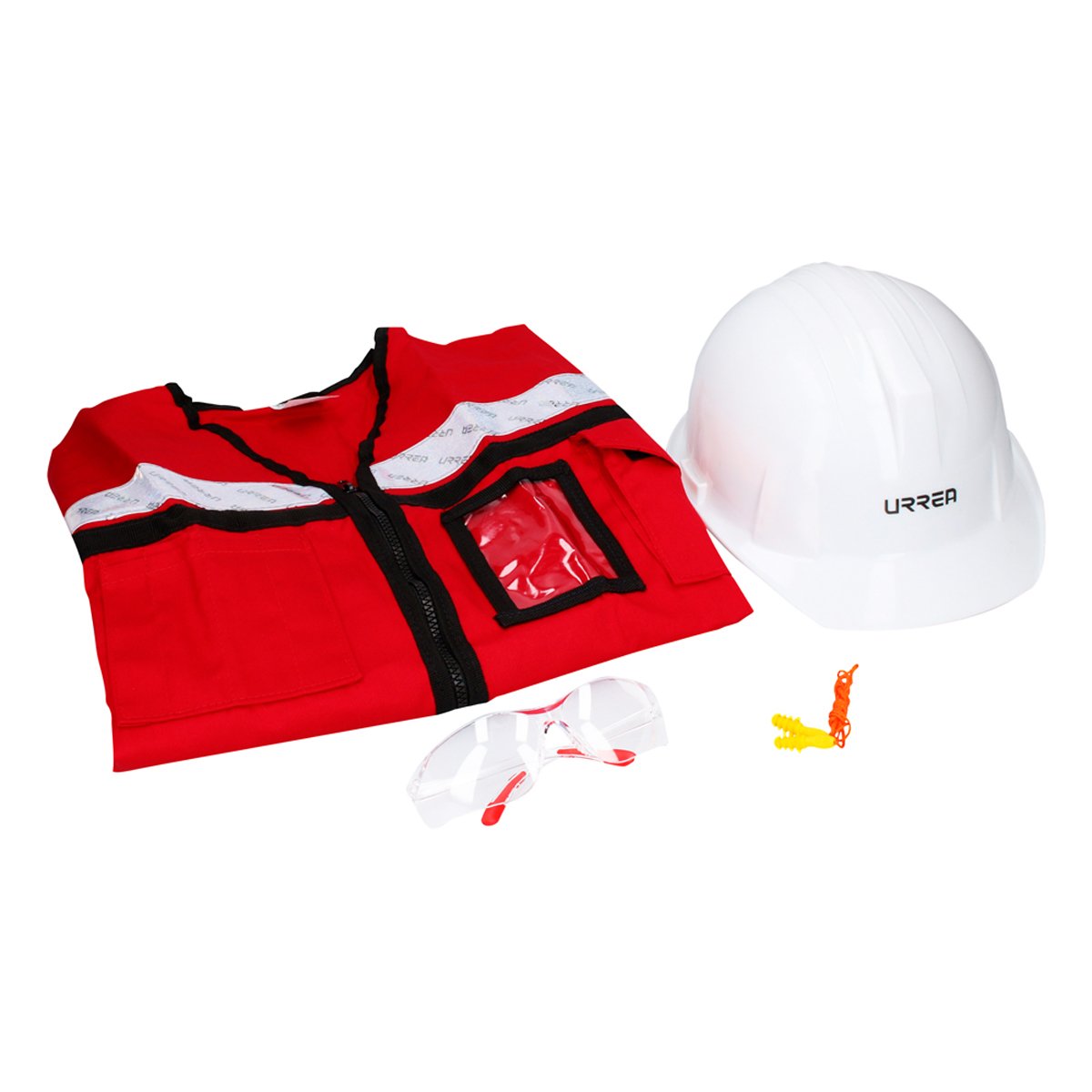 Juego de equipo de protección personal rojo EG, 4 piezas Urrea