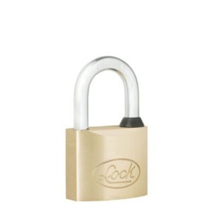 Candado de latón corto 40 mm, llave tetra Lock