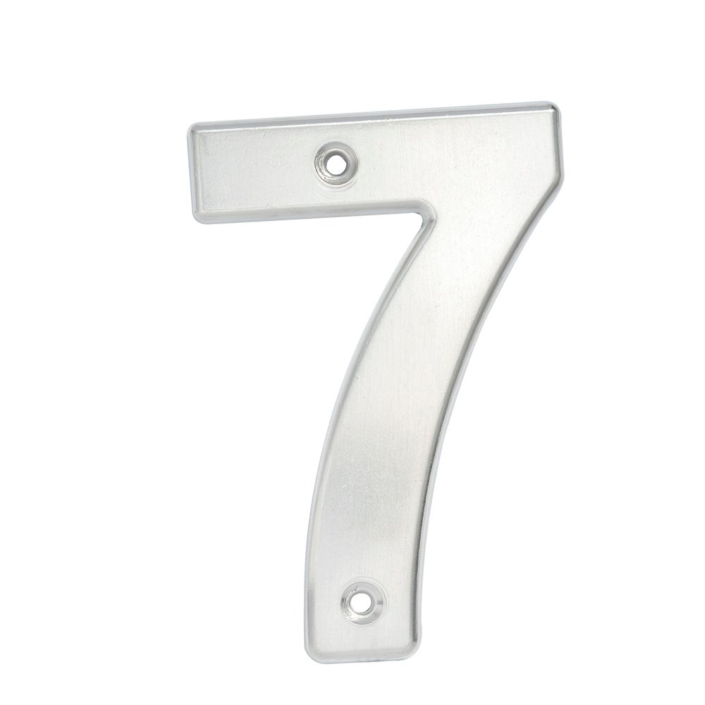 5 Pza Número 7 bold 4" níquel satinado Lock