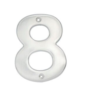 Número 8 bold 4" níquel satinado Lock