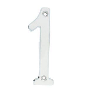Número 1 slim 4" níquel satinado Lock