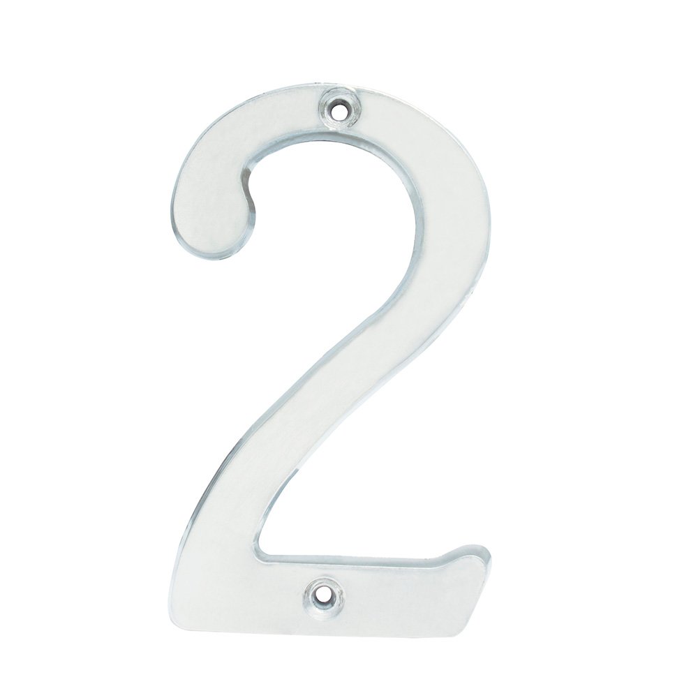 5 Pza Número 2 slim 4" níquel satinado Lock