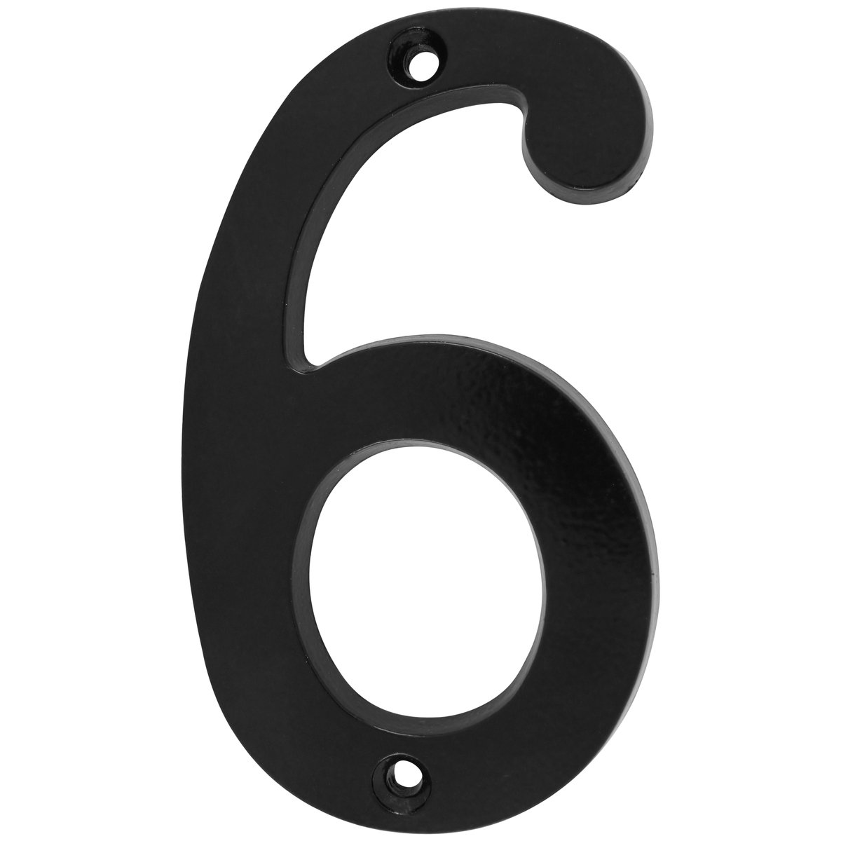 5 Pza Número 6 slim 4" negro Lock