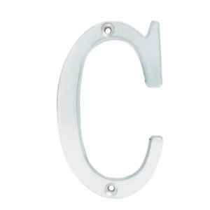 Letra C slim 4" níquel satinado Lock