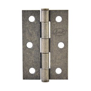 Bisagra alargada perno remachado de acero latón antiguo 1.5" x 1.46" Lock