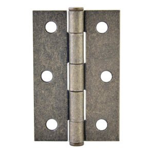 Bisagra alargada perno remachado de acero latón antiguo 4" x  2.87" Lock