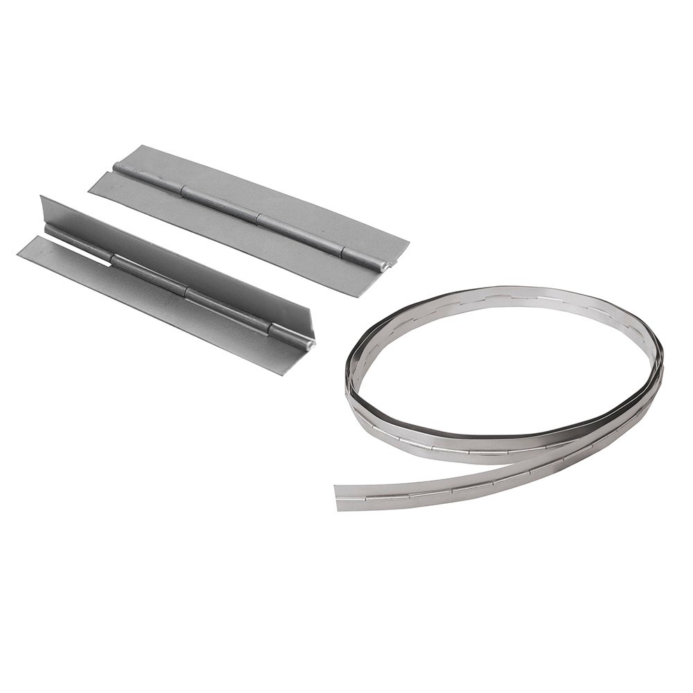 10 Pza Bisagra piano 1-1/4" x 1 m, natural, en caja Lock