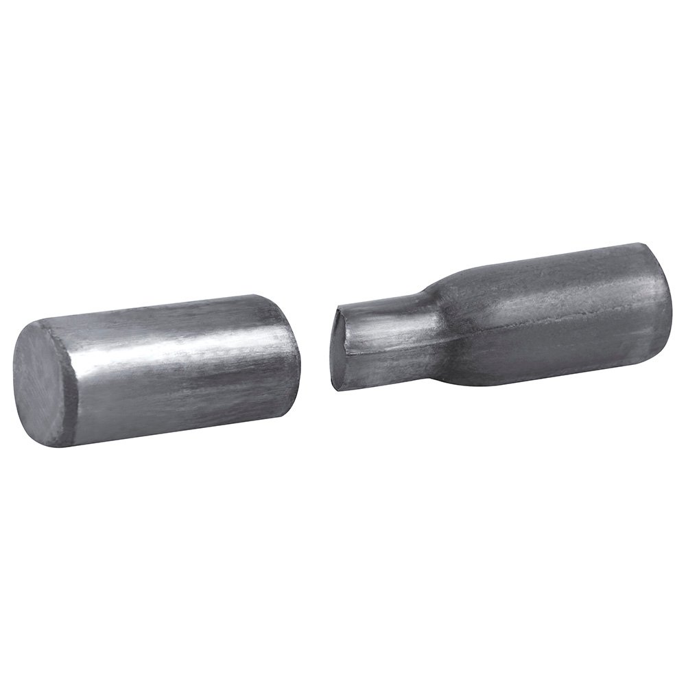 10 Pza Bisagra tubular 3/4" natural, para puertas y ventanas metálicas Lock