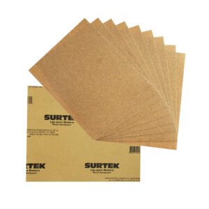 25 Pza Lija panel cabinet para madera, grano 120 Surtek