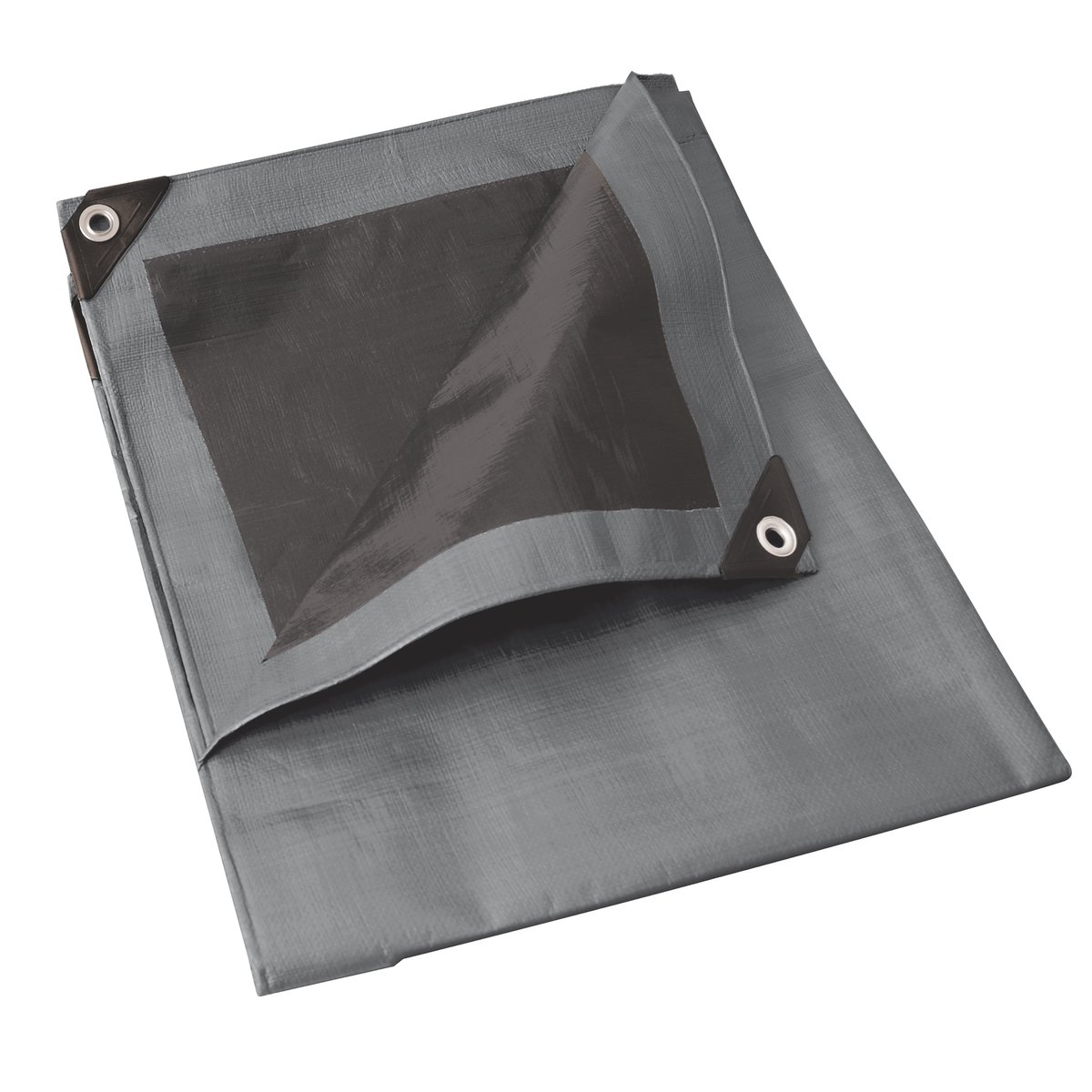 Lona de polietileno reforzada color gris, 5 x 5 m Surtek