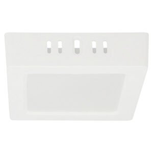 Luminario de LED de sobreponer cuadrado 6 W, luz de día Surtek