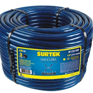 Manguera para jardín tejido spider en rollo 1", 50 m Surtek