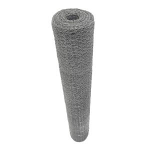 Malla hexagonal galvanizada calibre 22, abertura 25 mm, 1.2 x 45 m Surtek