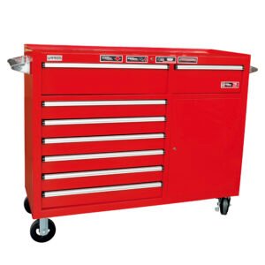 Gabinete móvil 8 gavetas color rojo serie M 56" Urrea