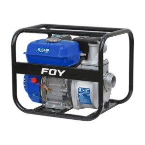 Motobomba a gasolina con diámetro de succión y descarga de 2 x 2", 5.5 HP Foy