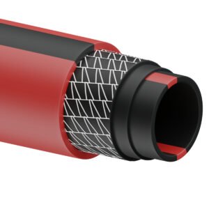 Manguera para jardín de 6 capas reforzada con conector metálico robusto 5/8", 25 m Urrea