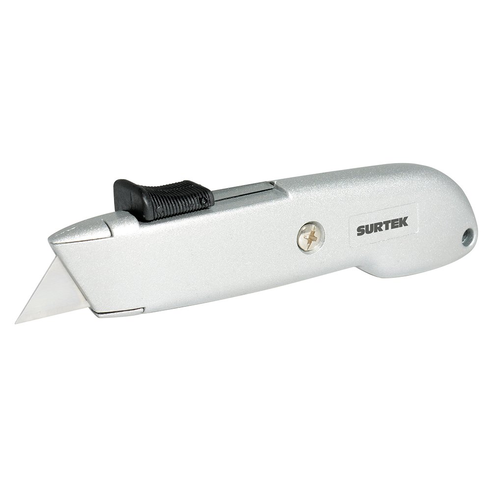6 Pza Navaja utilitaria retráctil automática de 6" Surtek