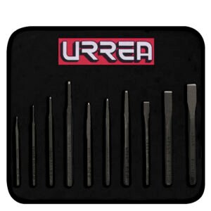 Juego de punzones y cinceles, 10 piezas Urrea