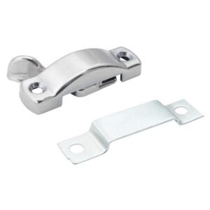 Pasador para ventana con contra, cromada Lock