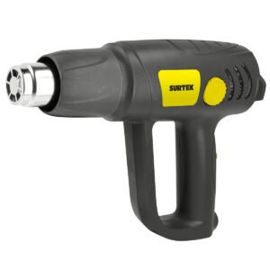 Pistola de calor  enfriamiento rápido 1500 W, 50° C a 600°C, 120 V, 6 acc, maletin Surtek