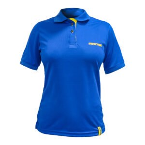 Playera tipo polo dry fit para dama color azul talla M Surtek