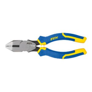 Pinza para electricista con mango bimaterial corte lateral de 8" Foy