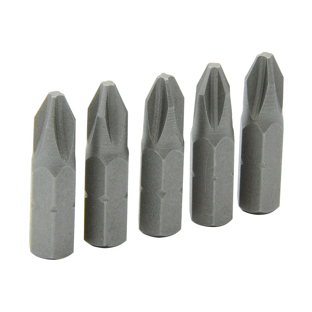 12 Pza Punta phillips hexágono de 1/4", #2 x 1" Surtek