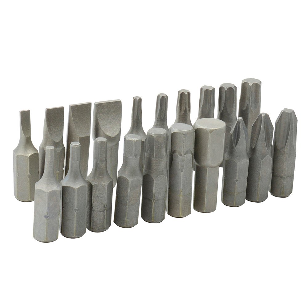 6 Pza Juego combinado de puntas hexágono de 1/4", 20 piezas en blíster Surtek