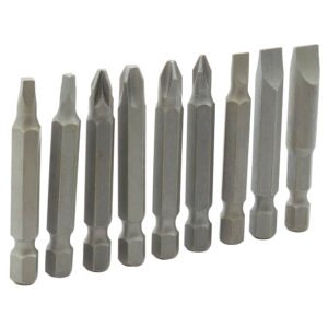 Juego combinado de puntas hexágono de 1/4", 9 piezas en blíster Surtek