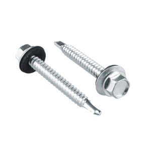 Pija cabeza hexagonal con rondana y punta de broca 3/4" x #14, 100 piezas Surtek
