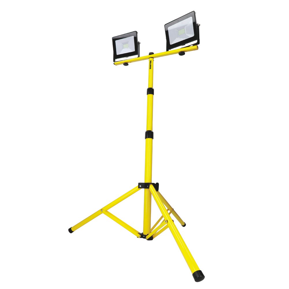 Reflector de LED SMD delgado con doble soporte telescópico 2 x 20 W de 2 x 1,900 lm Surtek