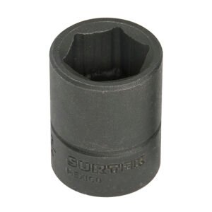 6 Pza Dado de impacto cuadro de 1/2", 6 puntas, en pulgadas, 1" Surtek