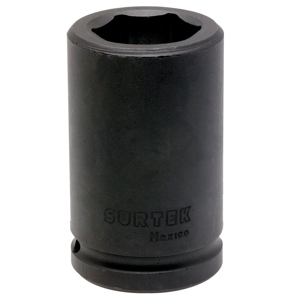 Dado de impacto largo cuadro de 3/4", 6 puntas, en pulgadas, 1" Surtek