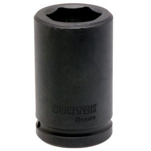 Dado de impacto largo cuadro de 3/4", 6 puntas, en pulgadas, 1-5/16" Surtek