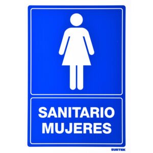Señal "Sanitario mujeres" Surtek