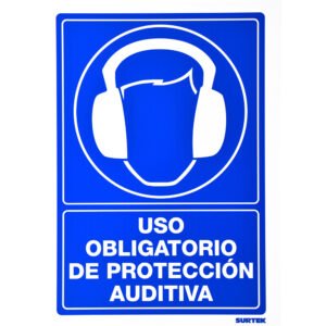 Señal "Uso obligatorio de protección auditiva" Surtek