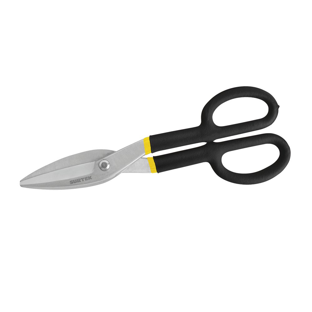 2 Pza Tijeras para hojalatero con mango rubber grip 14" Surtek