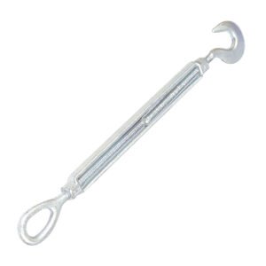 Tensor de acero forjado gancho - argolla 1/4" x 4" Surtek