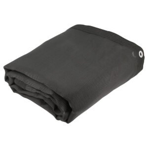Toldo de malla sombra color negro 3 m x 3.60 m Surtek